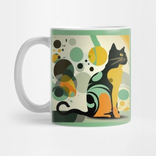 Modern Cat Art Concept Mug